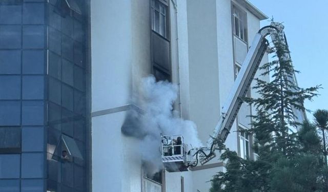 Öğrenci yurdunda yangın paniği