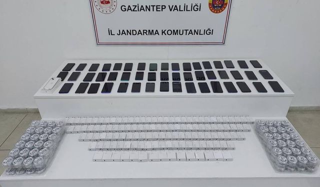 Gaziantep'te büyük kaçakçılık darbesi! 1,3 milyon TL değerinde…