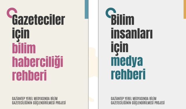 Bilim haberciliği için rehber kitaplar yayınlandı