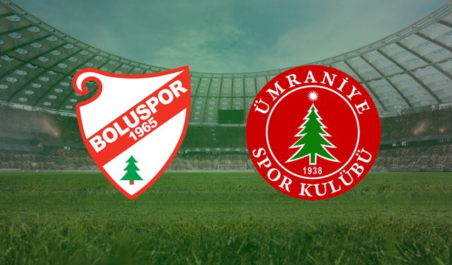 CANLI | Boluspor - Ümraniyespor maçını canlı izle (Maç Linki)
