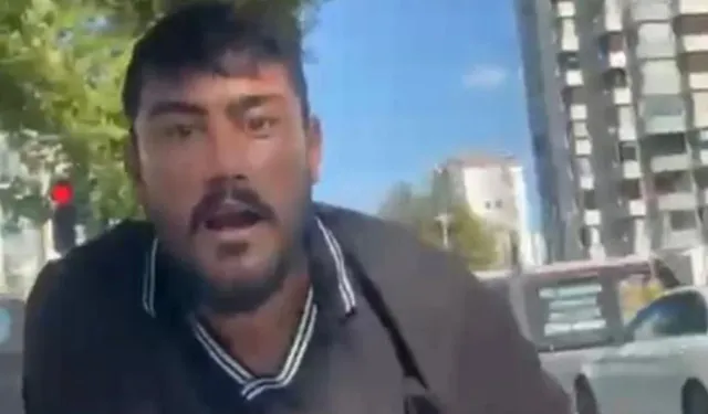 Cam silme bahanesiyle sürücüye kabusu yaşatmıştı! Tutuklandı (VİDEO HABER)