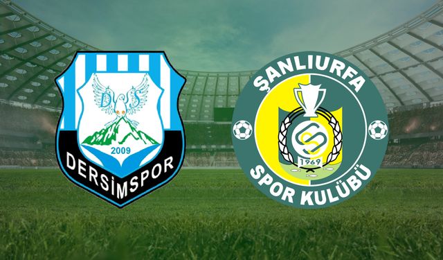 CANLI | Dersimspor- Şanlıurfaspor maçını canlı izle (Maç Linki)