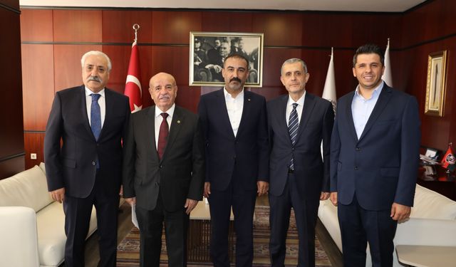 TUSAF Başkanı Çakmak’tan Yıldırım’a ziyaret! Un Sanayicilerinin sorunları masada