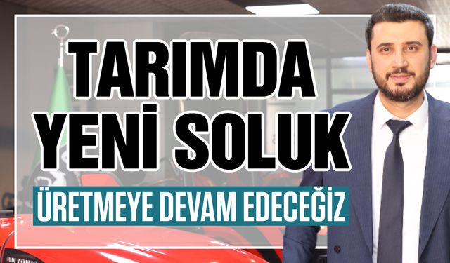 Gaziantep tarımında yeni soluk! Üretmeye devam edeceğiz