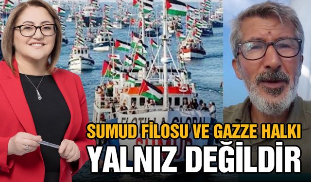 Fatma Şahin’den Sumud Filosu’na tam destek! Gazze Halkı ve Sumud Filosu yalnız değildir!