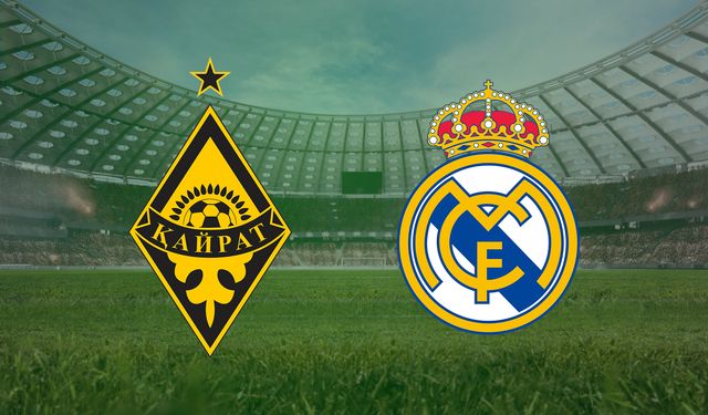 CANLI | Kairat- Real Madrid maçını canlı izle (Maç Linki)