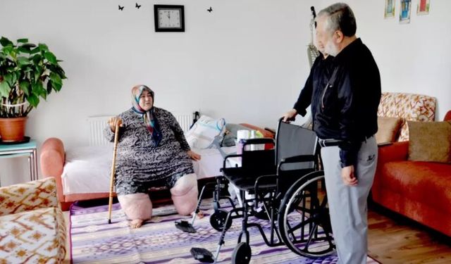 Aşırı kilodan dışarı çıkamıyordu! Gaziantep'ten yardım eli uzatıldı