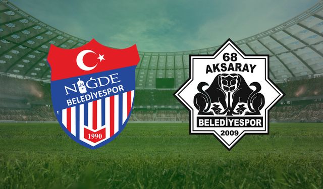CANLI | Niğde Belediye Spor - 68 Aksaray Belediyespor maçını canlı izle (Maç Linki)