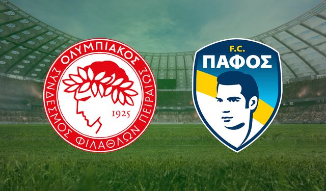 CANLI | Olympiakos - Pafos FC maçını canlı izle (Maç Linki)