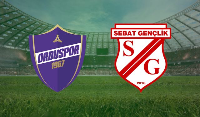 CANLI | Orduspor 1967 - Sebat Gençlik maçını canlı izle (Maç Linki)