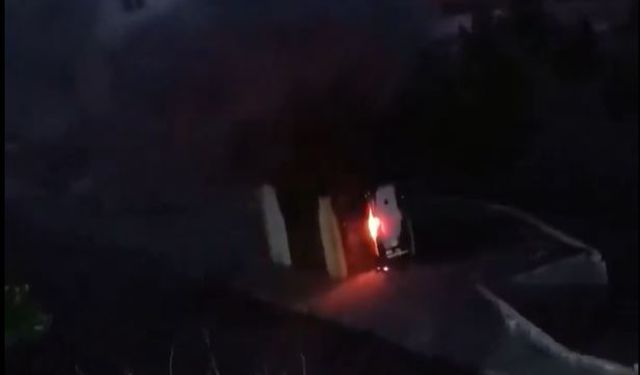 Gaziantep’te korku dolu anlar! Trafo böyle patladı…