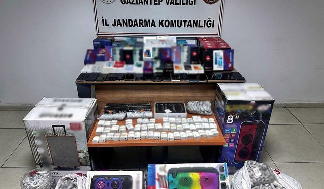 Gaziantep’te 1 milyonluk gümrük kaçağı malzemeye jandarma engeli