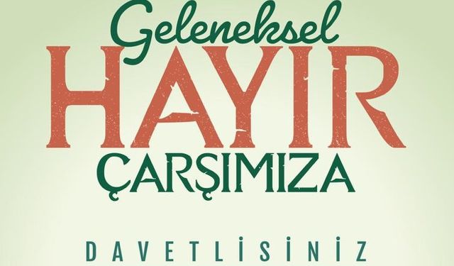 Gaziantep İHH hayır çarşısı için geri sayım başladı