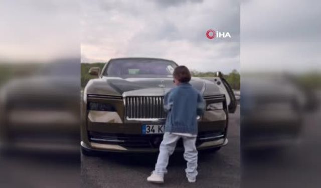 Zayn lüks araçla tozu dumana kattı! Yüz binlerce beğeni aldı: Video haber...