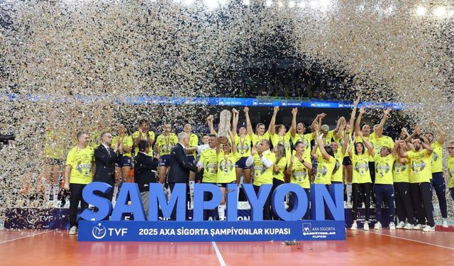 Fenerbahçe zirvede! Şampiyonlar Kupası’nı kazandı