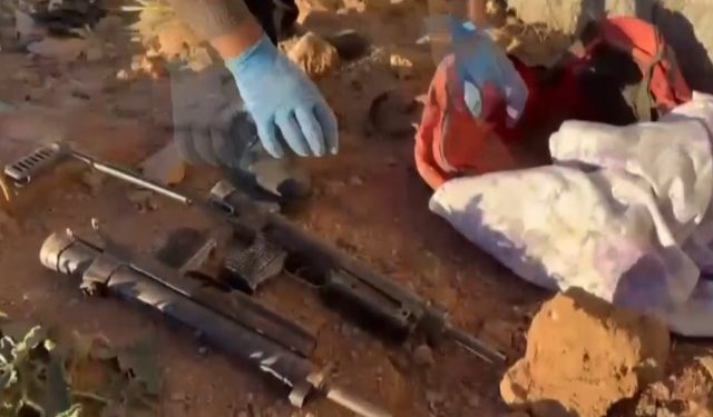 Gaziantep’te bağ evine şok operasyon! Bağ evi değil cephanelik…
