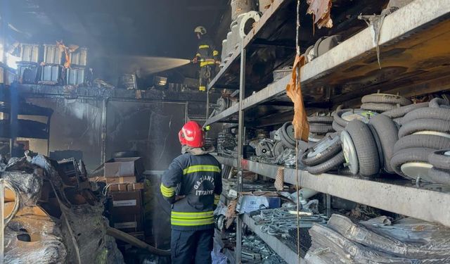 Gaziantep'te facianın eşiğinden dönüldü: İş yerinde yangın