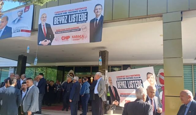 CHP Gaziantep’te nefesler tutuldu! Kongre heyecanı başladı