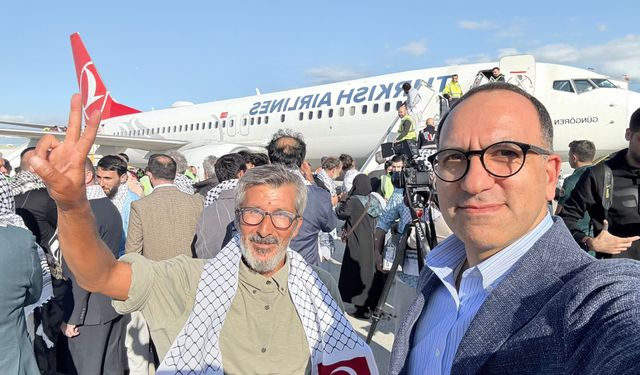 Sumud Filosu Kahramanlarından Gazeteci Yavuz, Türkiye’ye geldi…
