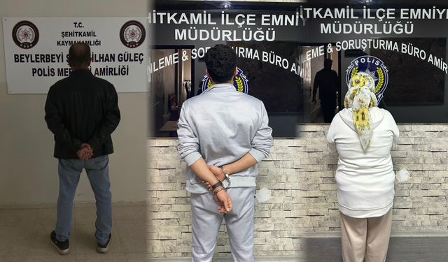 Gaziantep’te suçlulara geçit yok! Yakayı ele verdiler…