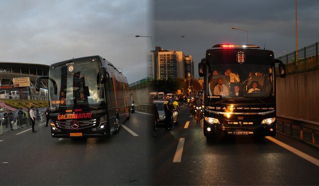 Beşiktaş ve Galatasaray karşı karşıya gelecek! Stada geldiler