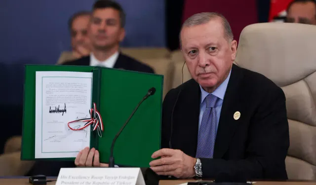 Gazze için tarihi imza! Liderler niyet belgesini imzaladı!