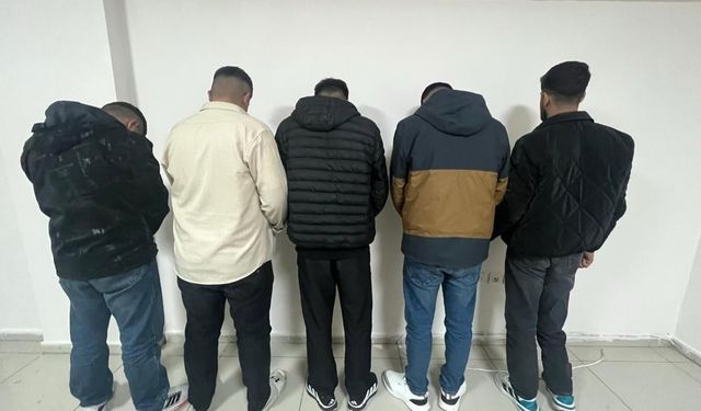 Gaziantep’te asayiş berkemal! 5 şüpheli yakalandı