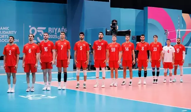 A Milli Erkek Voleybol Takımından büyük başarı! İslami Dayanışma Oyunları’nda ikinci oldu