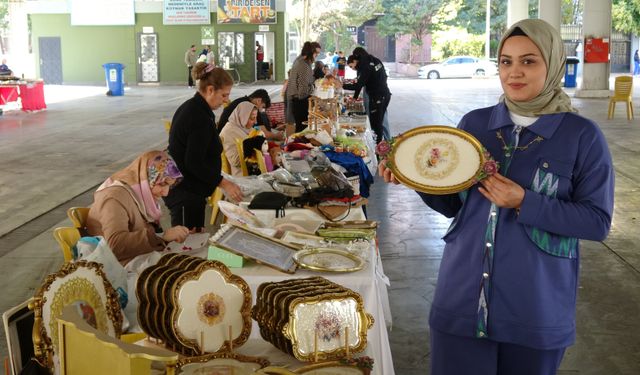 Gaziantep'te kadınların ürettiği ürünler bu çarşıda görücüye çıkıyor