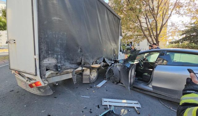 Otomobilini hızını denerken perte çıkardı! Sürücü yaralandı