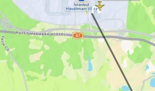 Arabistan uçağına yapılan bomba ihbarı paniğe neden oldu