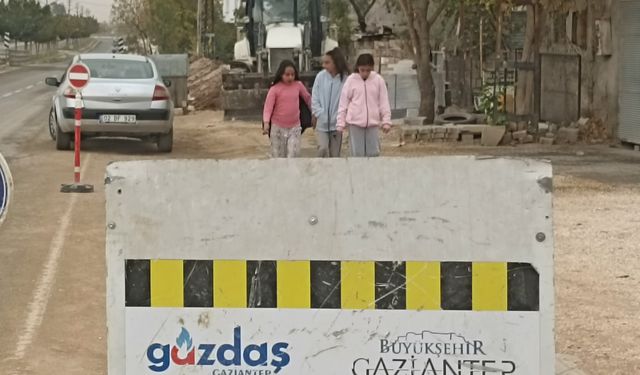 Gaziantep’te doğalgaz hattı çalışmaları sürüyor