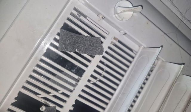 İnşaat firmasının kadınlar tuvaletinde gizli kamera bulundu!