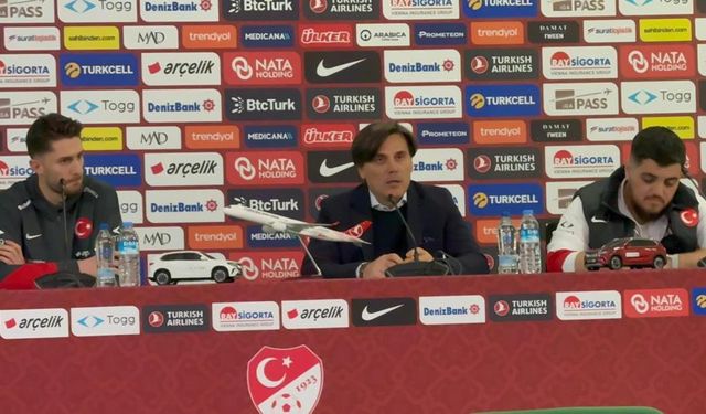 A Milli Futbol Takımı Teknik Direktörü Montella: "Kolay maç olmayacak"