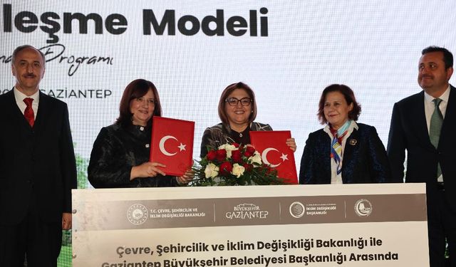 Gaziantep'te "Türkiye Çölleşme Modeli Lansman Programı" düzenlendi