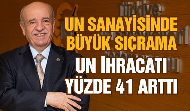 Türkiye un sanayisinde büyük sıçrama: Un ihracatı yüzde 41 arttı