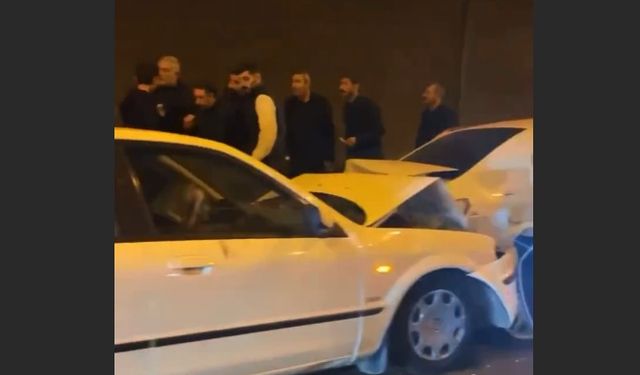 Gaziantep Otoyolunda zincirleme kaza! İşte o kaza anları…