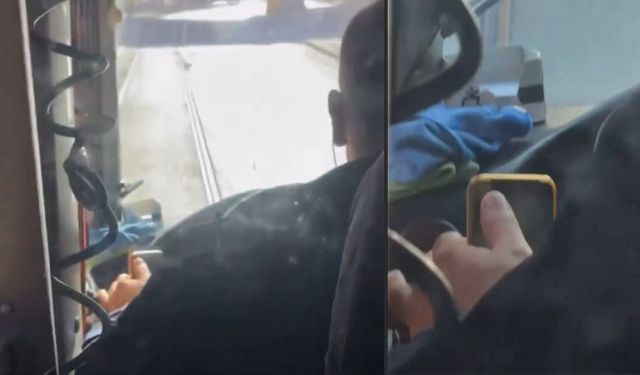 Gaziantep’te pes dedirten olay! Otobüs şoförü seyir halinde video izledi… İşte o anlar!