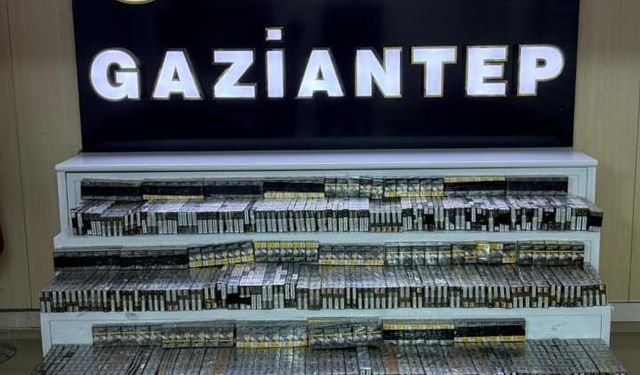 Gaziantep’te kaçakçılık operasyonu: 8 gözaltı