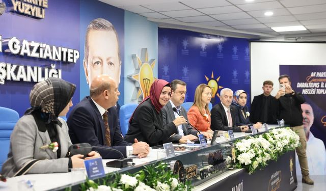 AK Parti Gaziantep il danışma meclisi yine dolu dolu geçti