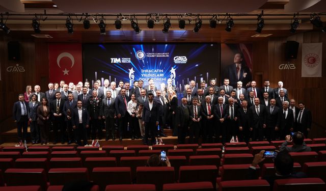 Gaziantep’te İhracatın Yıldızları ödüllerine kavuştu!