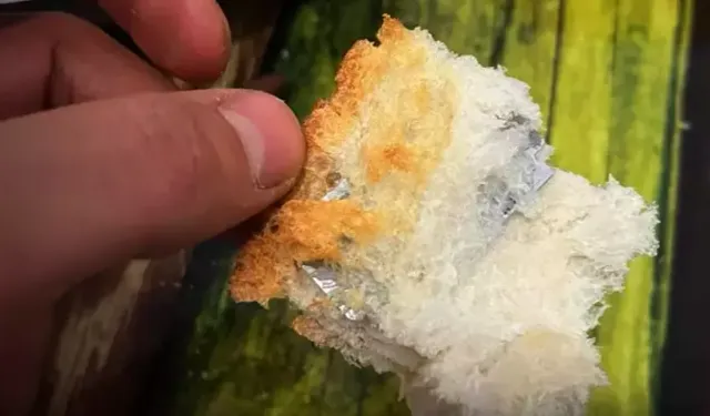 Kahvaltı yapmak için ekmek aldı! İçinden çıkanı görünce şok oldu