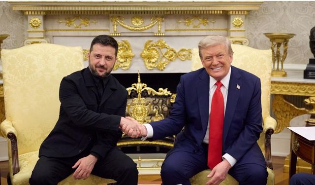 Trump,  Zelenskiy ile barış görüşmeleri için buluştu