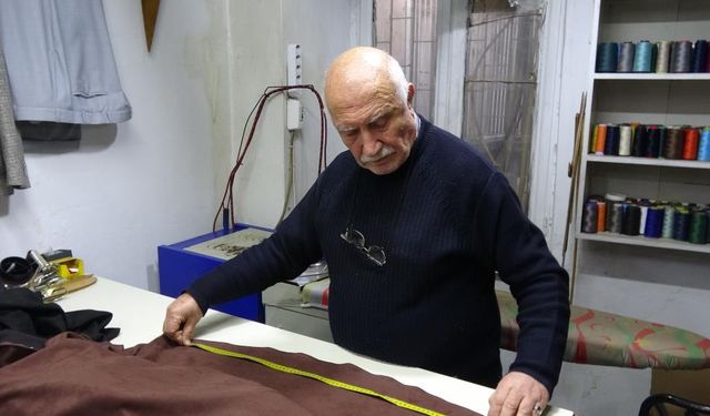 Gaziantep'te yarım asır dikiş makinesi başında geçen ömür