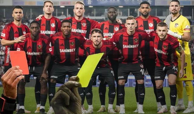 Süper Lig'in ilk yarısının kart raporu! Gaziantep FK başı çekti…