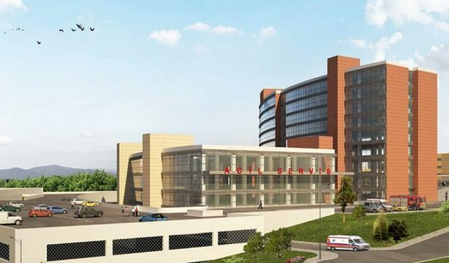 Gaziantep’te Cengiz Gökçek Hastanesi ek binasında son viraj