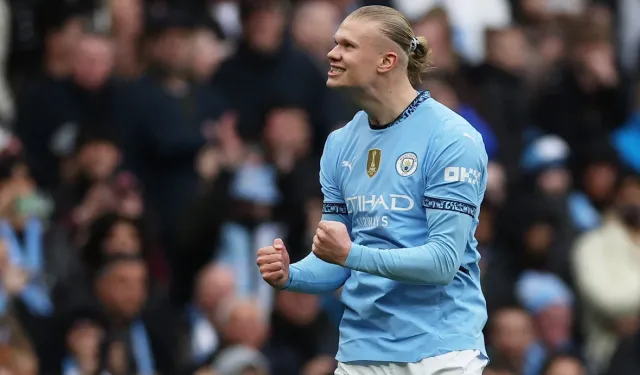 Premier Lig'de Haaland fırtınası! 100'ler kulübü'ne girdi