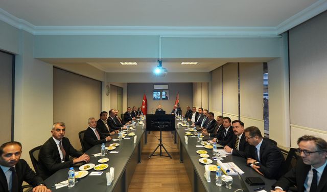 Gaziantep Valiliğinde kritik toplantı! Kent güvenliği konuşuldu…