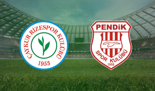 Rizespor – Pendikspor Maçı Saat Kaçta, Hangi Kanalda?