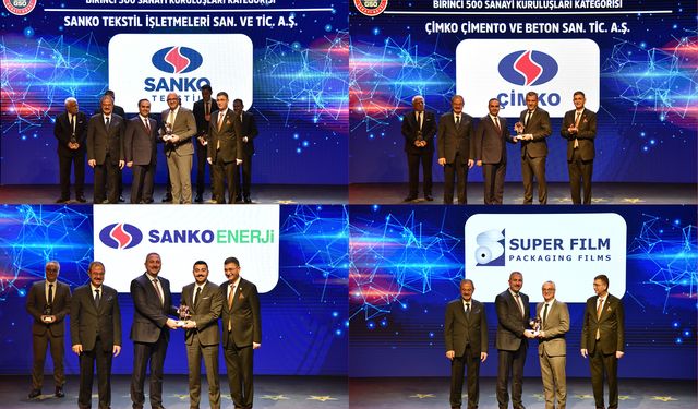 SANKO’nun 4 şirketine ihracatın yıldızı ödülü